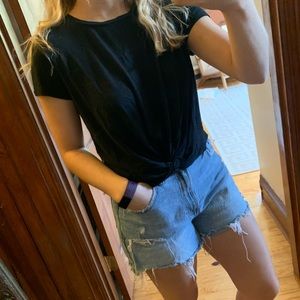 Aerie Black Tee
